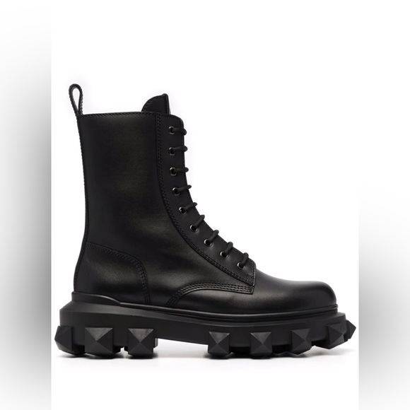 Valentino Garavani Trackstud Combat Boots main image 4